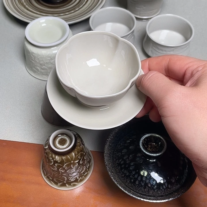 茶盏邹光辉龙窑柴烧