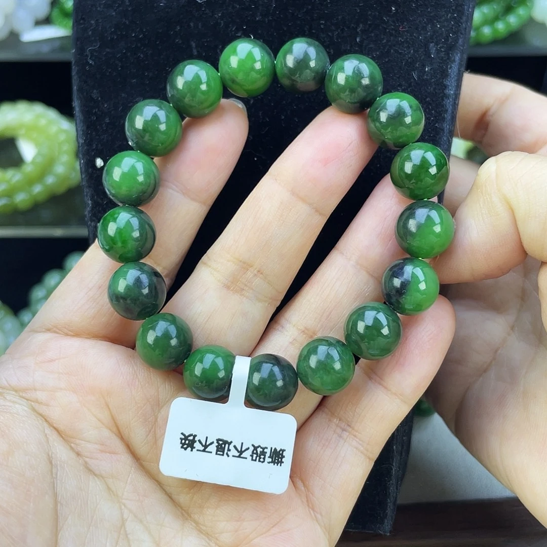 和田玉（碧玉）未镶嵌手链