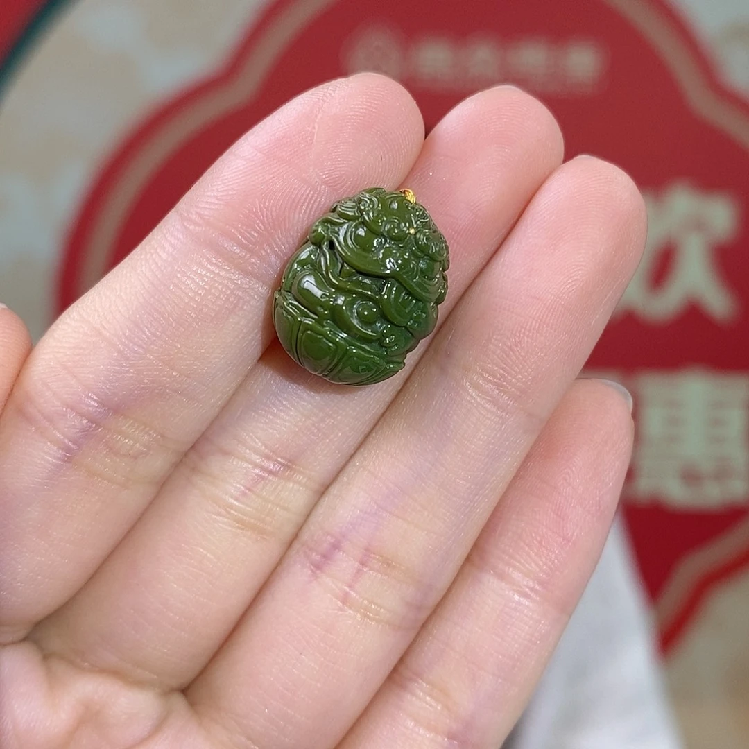 绿松石未镶嵌挂件