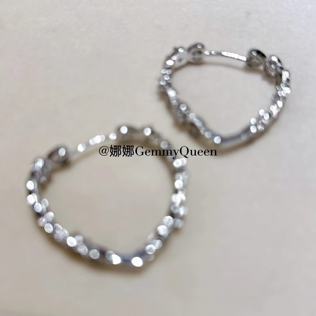 铜合金合成锆石耳饰 娜娜GemmyQueen耳环GQ08598