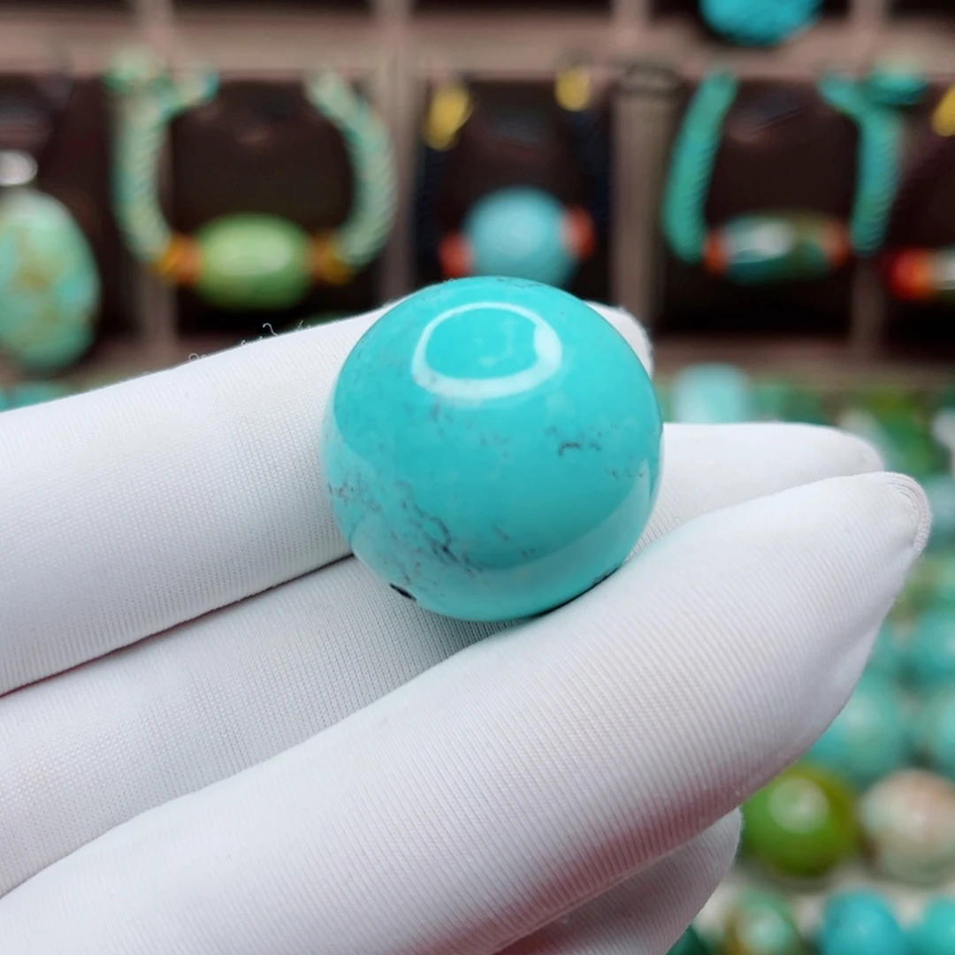 溪***行绿松石未镶嵌纯天然原矿绿松石