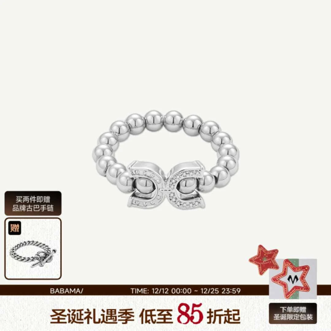 钛钢锆石戒指 BABAMA马年新品好事连连蹄环戒指十二生肖情侣百搭