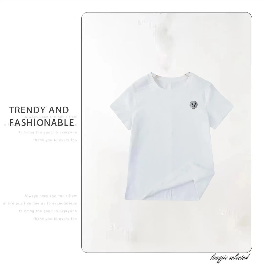 2025夏季短款圆领T恤简约百搭舒适时尚修身打底女款上衣