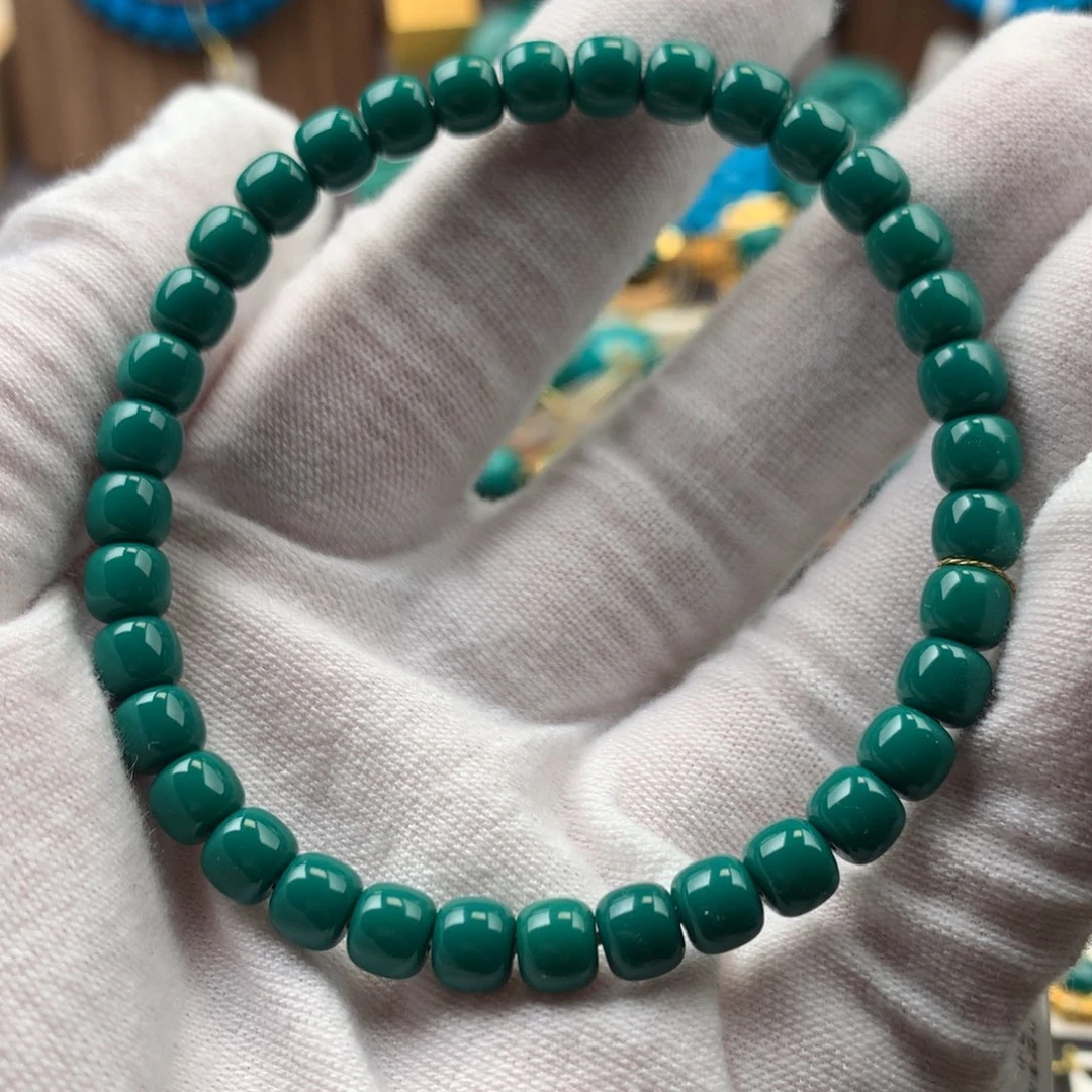 绿松石未镶嵌发饰6mm