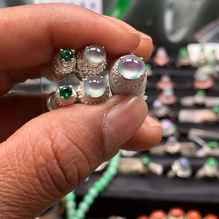 翡翠裸石缅甸天然A货翡翠