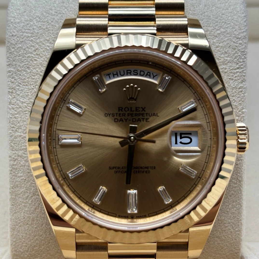 99新 Rolex/劳力士 劳力士/Rolex 黄冰糖m228238 23年大全套贴膜