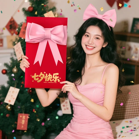 七夕情人节超大红包创意霸气七夕送女友老婆礼物表白利是封2025新