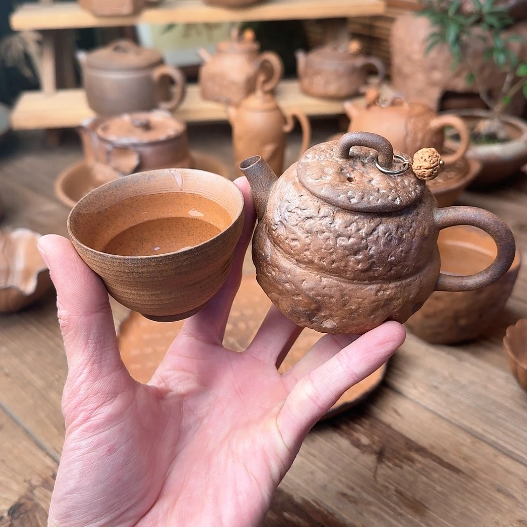 原矿老岩泥茶器系列