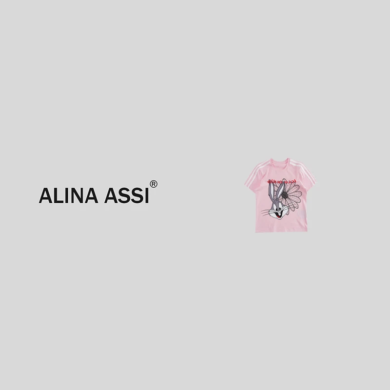 【一个艺】2025春夏新款百搭时尚T恤简约显瘦短袖上衣YMG327