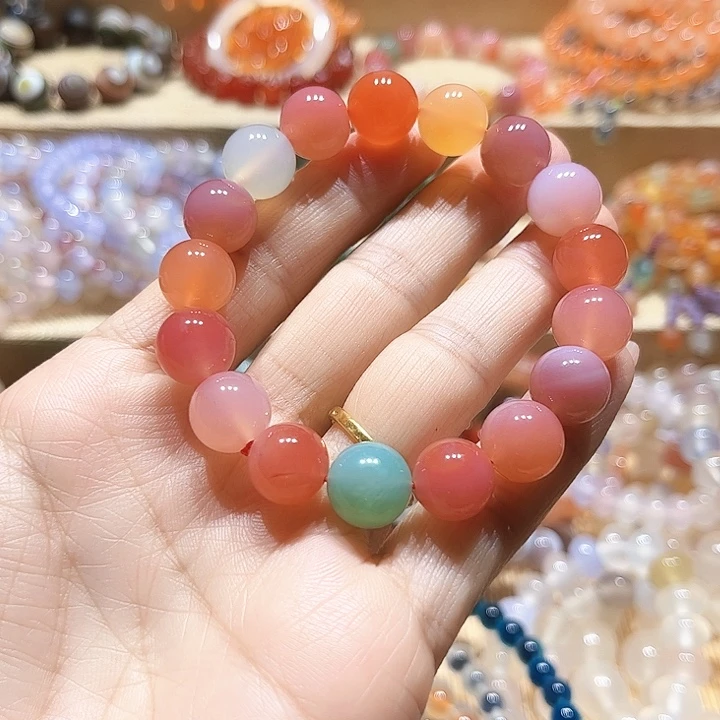 玛瑙/玉髓未镶嵌手链