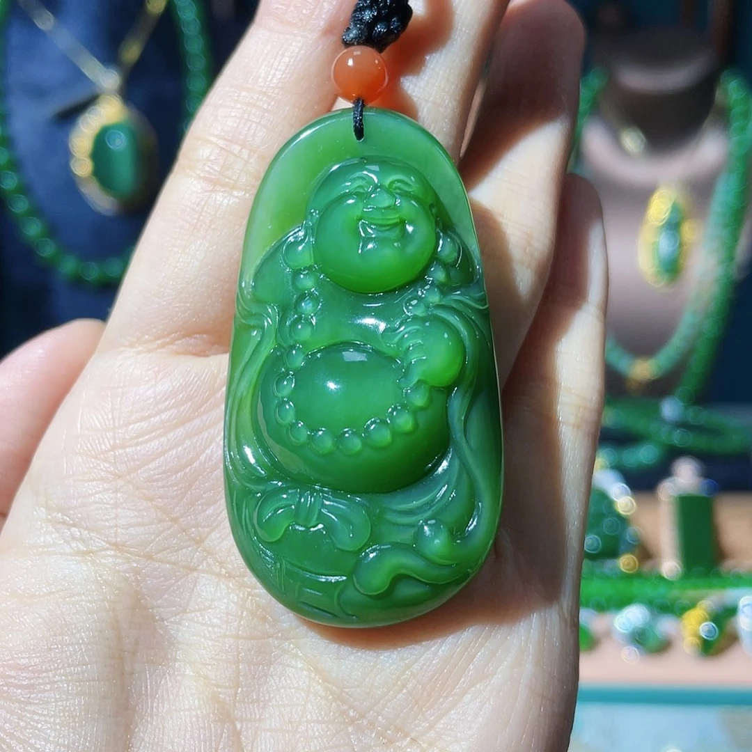 和田玉（碧玉）未镶嵌颈饰