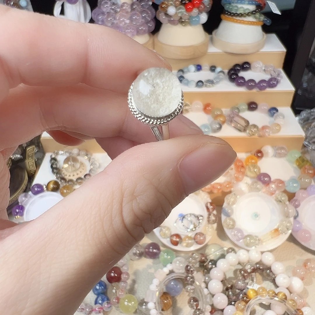 水晶未镶嵌手串白幽灵