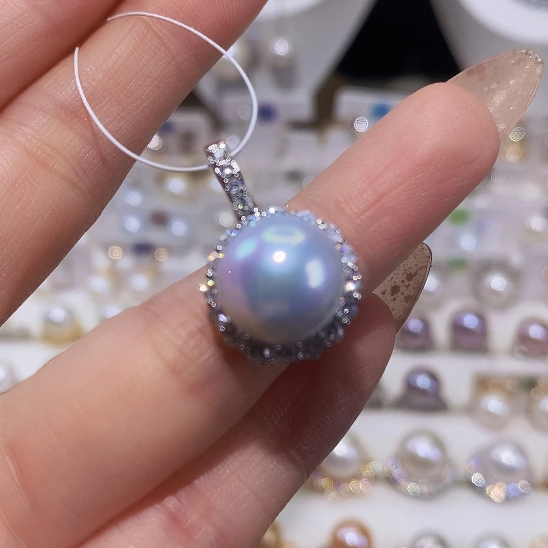 淡水珍珠颈饰合金