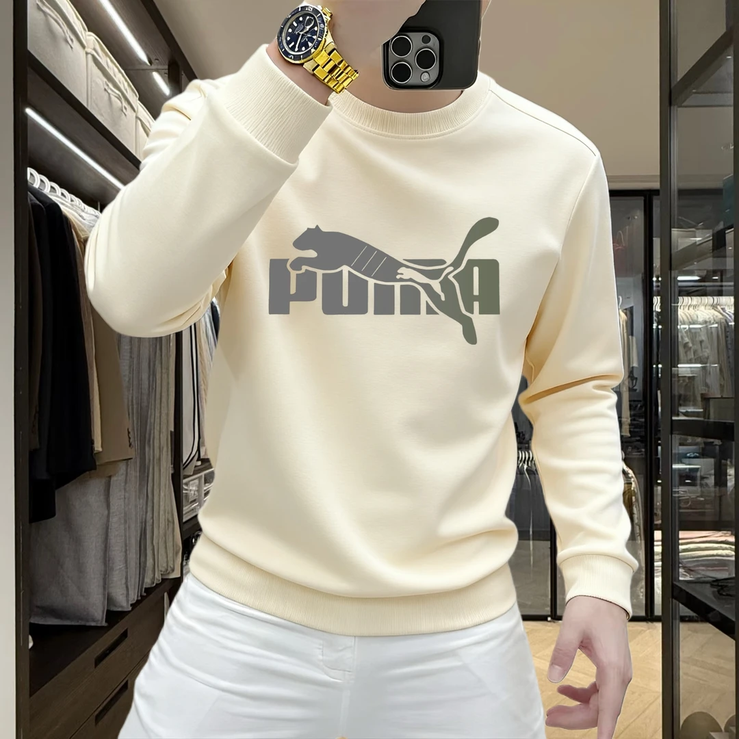 秋冬秋季圆领长袖保暖不起球卫衣冬季加绒潮流印花上衣休闲