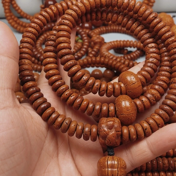 桃木桃核盘缠4乘10花皮色差166颗