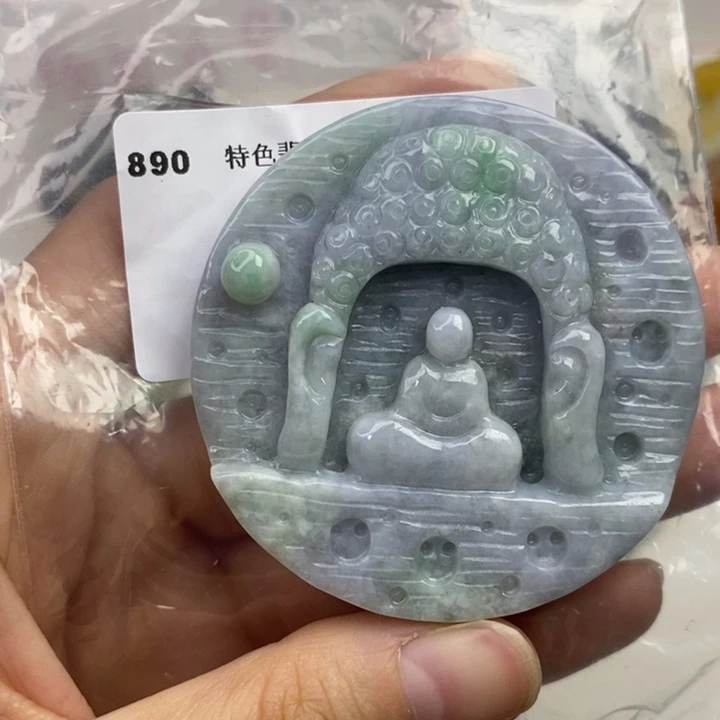 颈饰未镶嵌翡翠吊坠