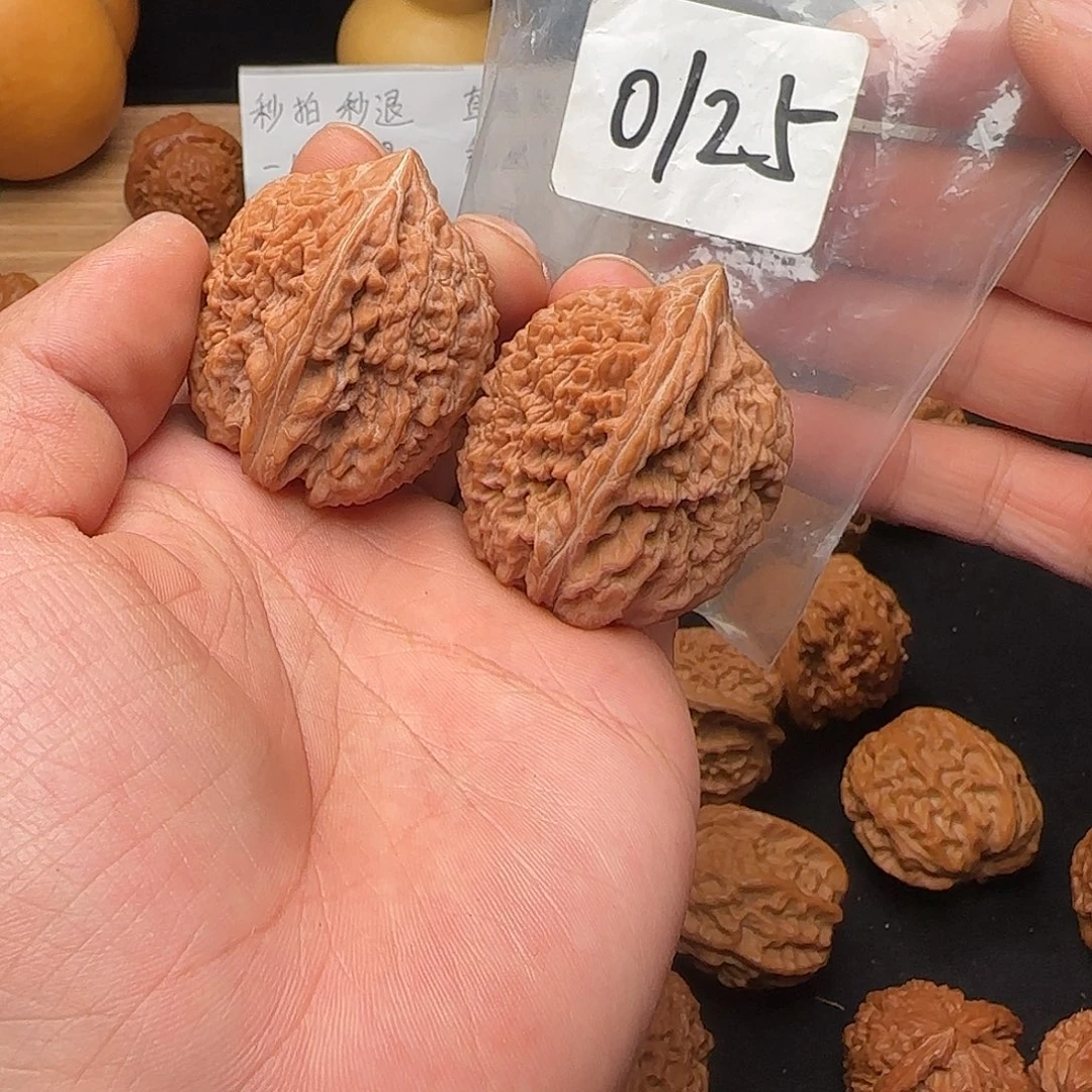 文玩核桃把件0125全品34大蒜头