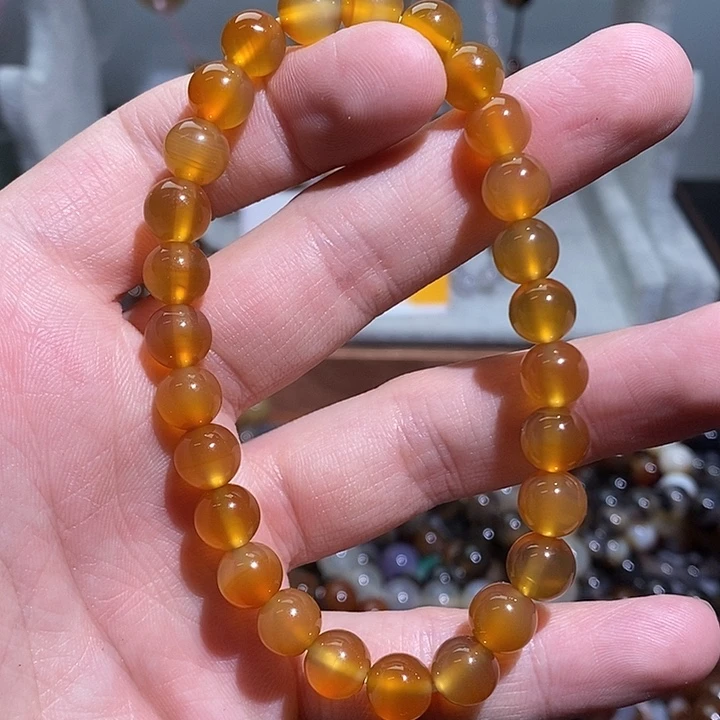 玛瑙/玉髓未镶嵌手链