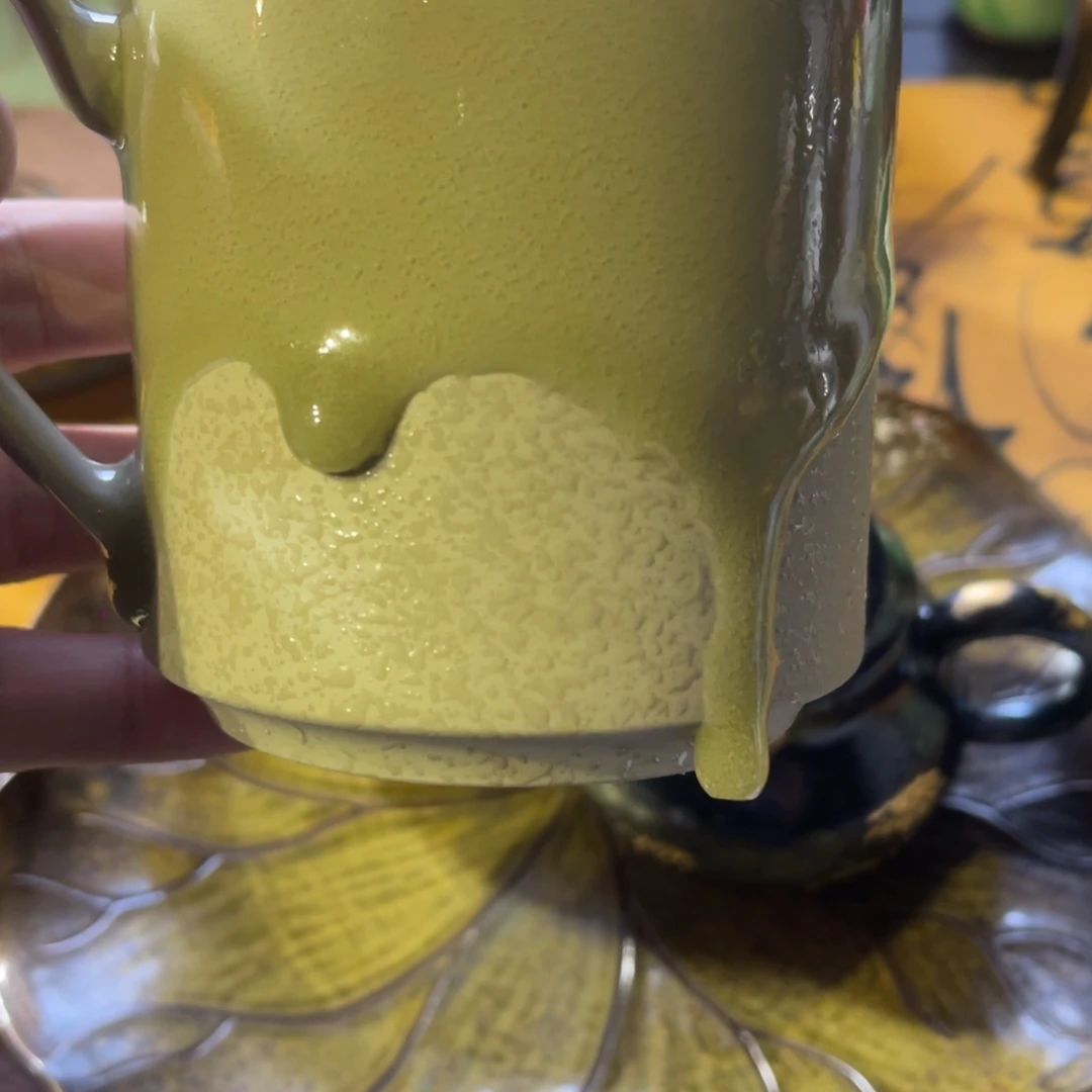 好***见琉璃手工艺品龙泉青瓷杯子