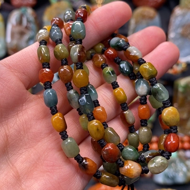 翡翠未镶嵌颈饰缅甸天然翡翠A货