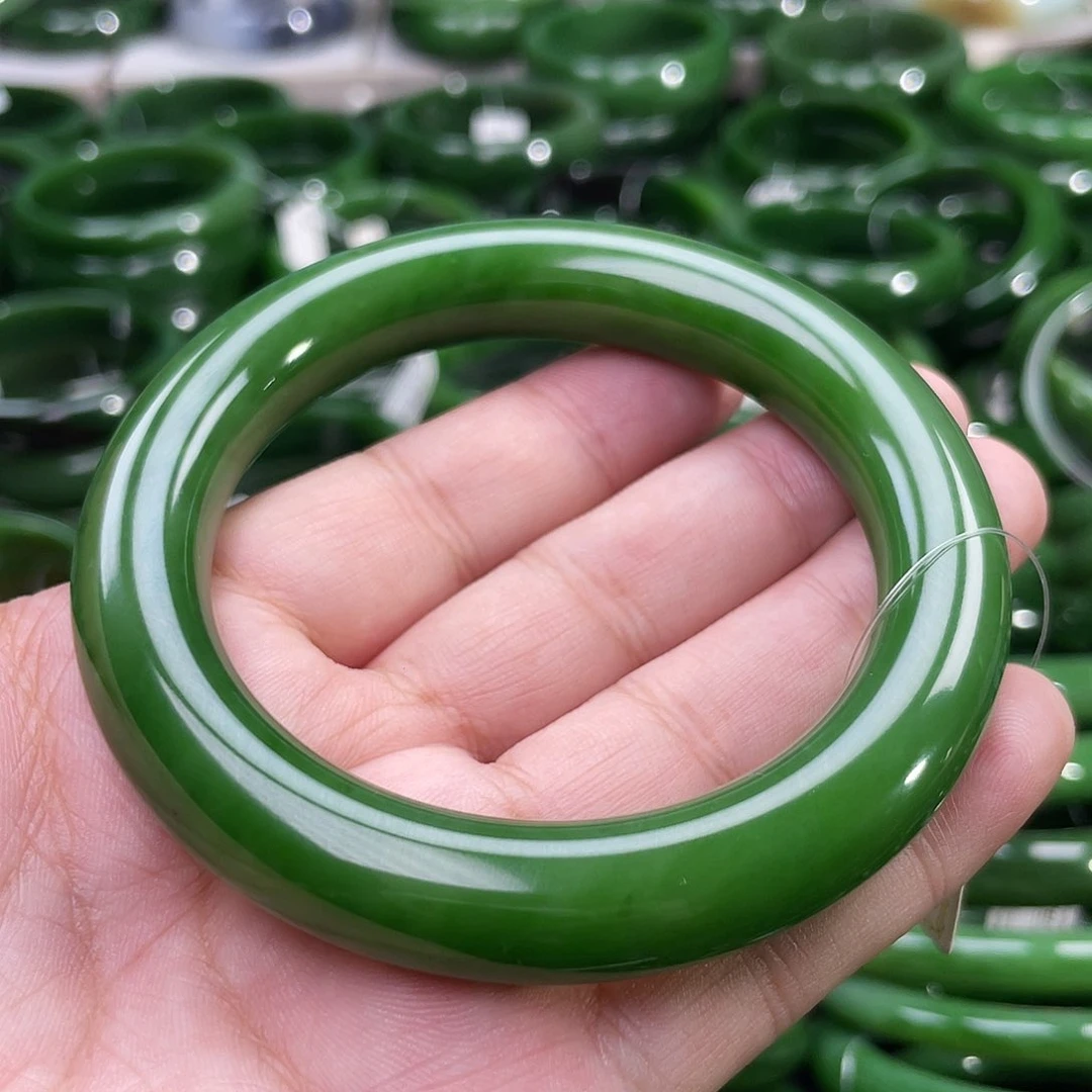 未镶嵌手镯和田玉（碧玉）天***蓝