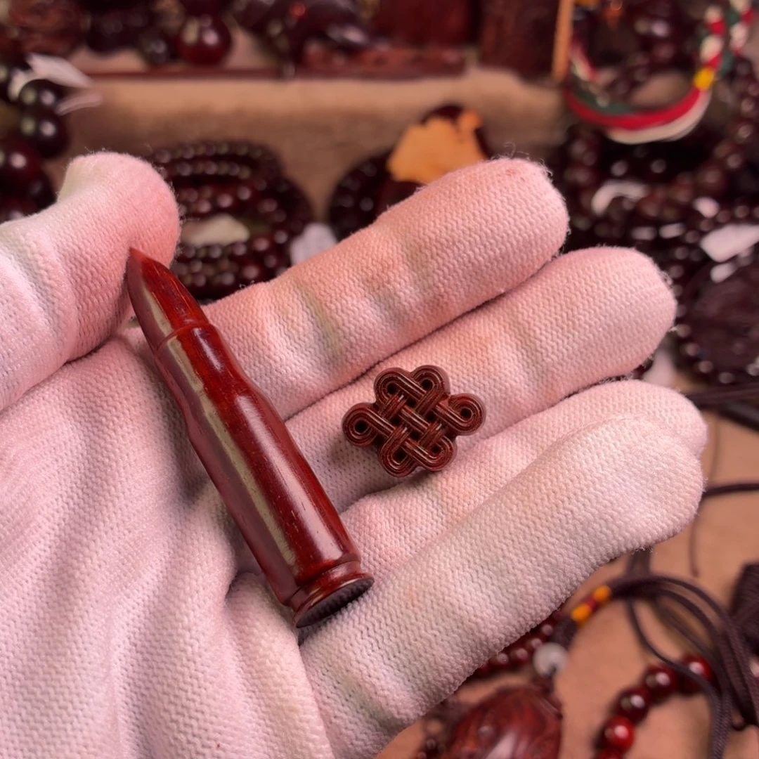 否****手串/手链小叶紫檀子弹➕中国结