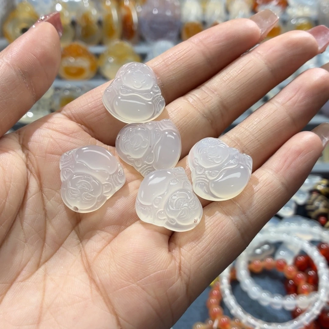 玛瑙/玉髓未镶嵌吊坠(不含链)