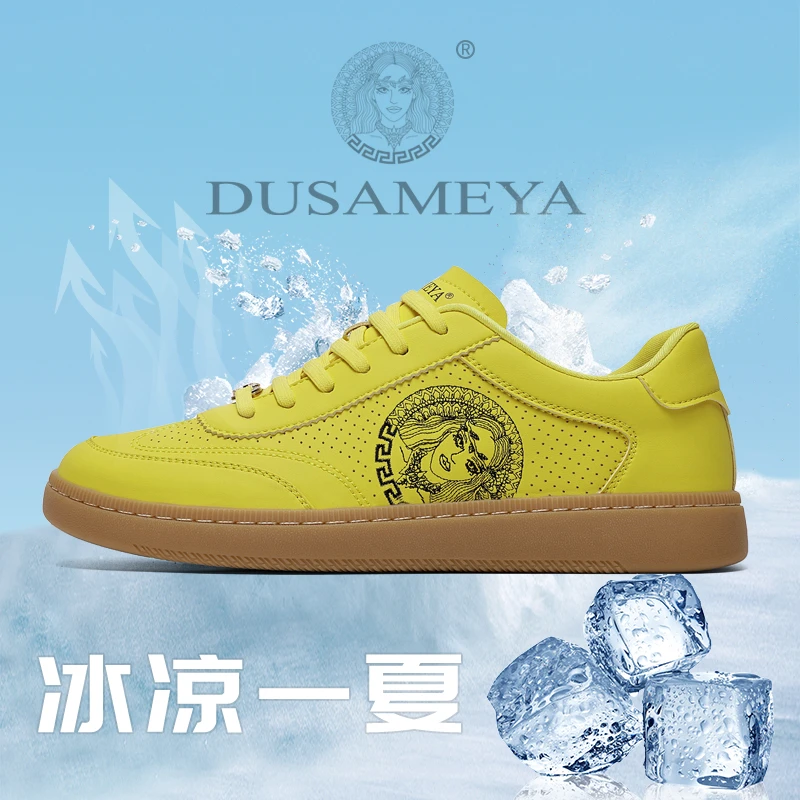 DUSAMEYA/杜莎米娅夏季时尚轻奢潮流经典百搭休闲透气情侣鞋D6771