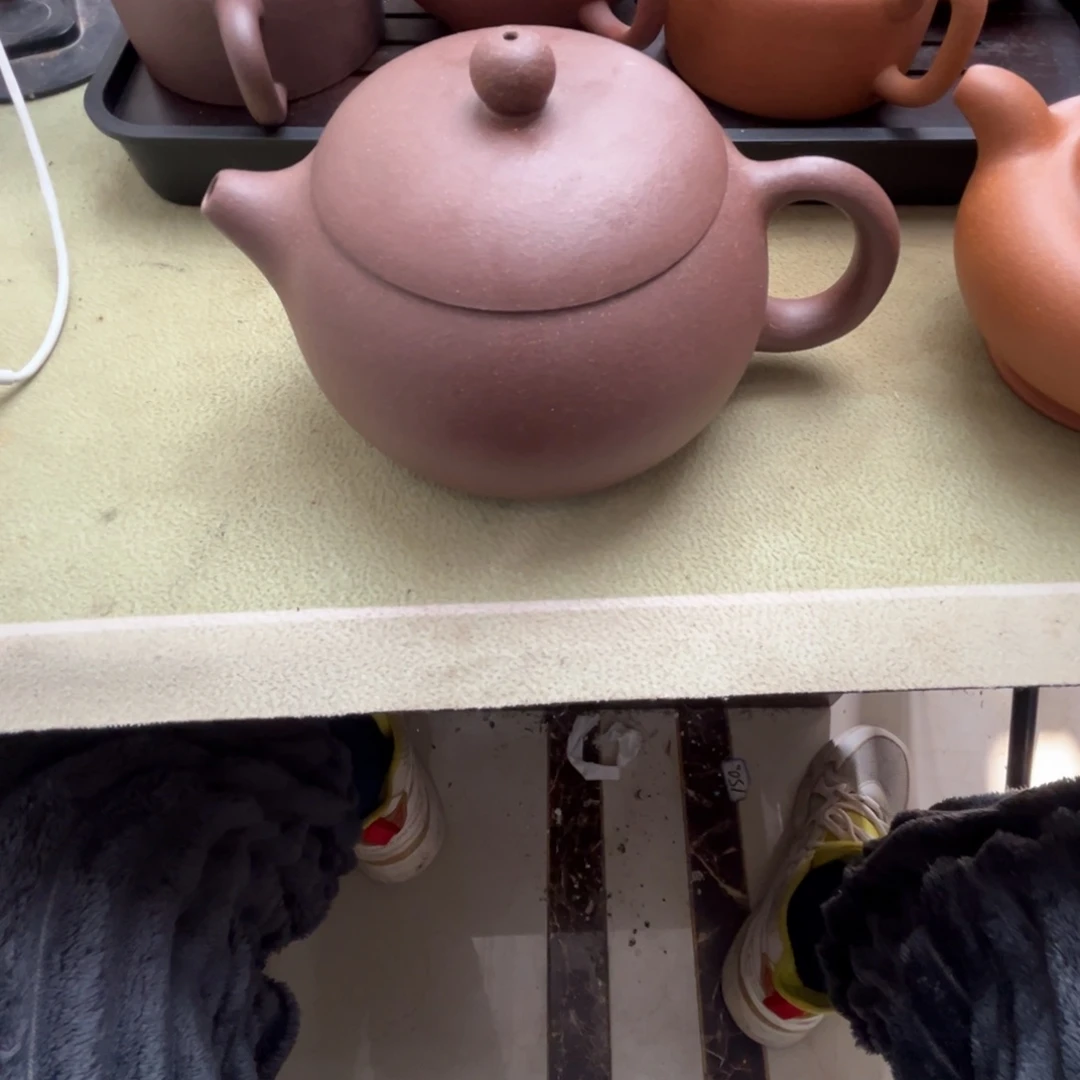 紫砂茶壶紫泥650cc左右瑕疵不挑毛病