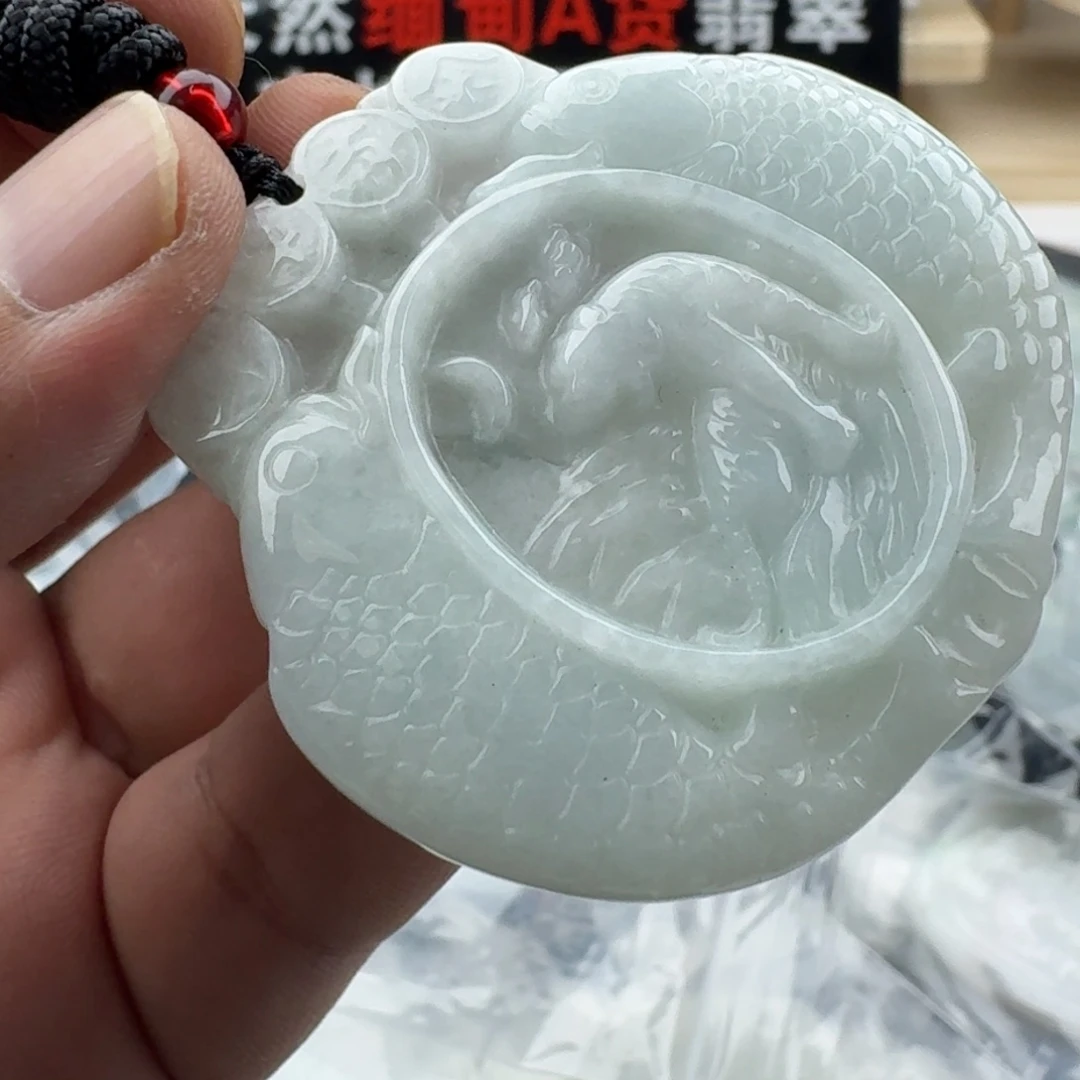 颈饰未镶嵌翡翠天然缅甸A货翡翠