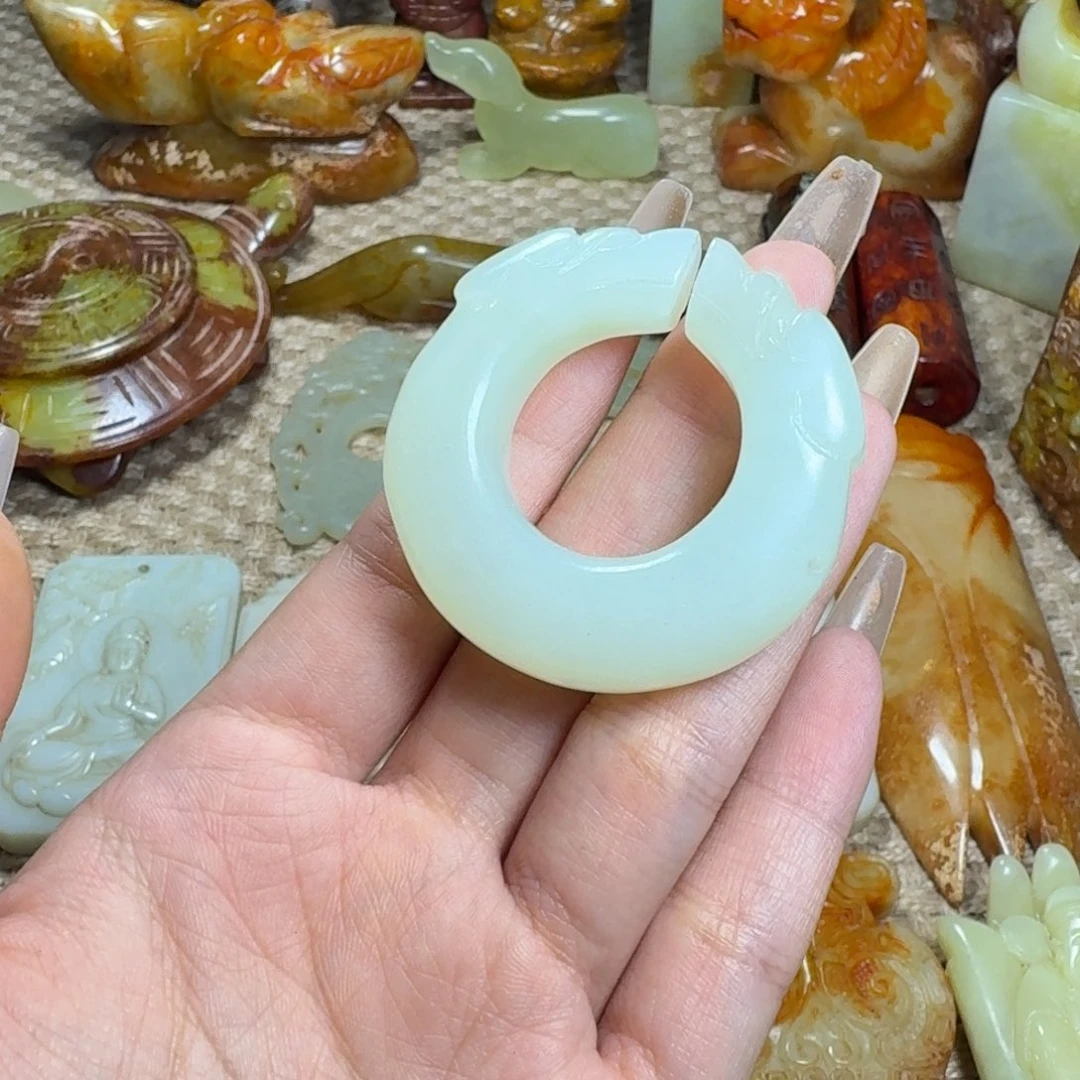 白玉菩提吊坠挂件