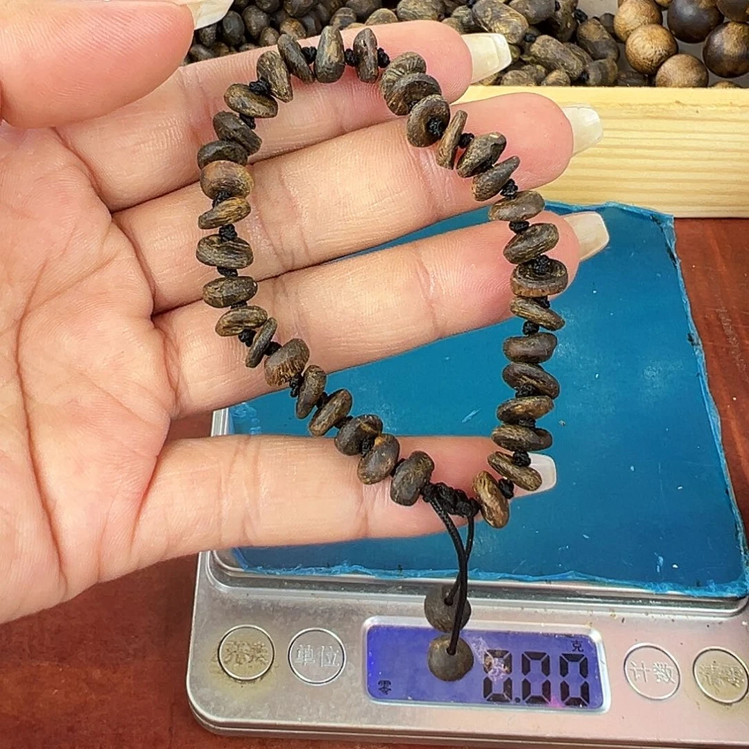 沉香沉香碎屑树丁单圈沉水4g