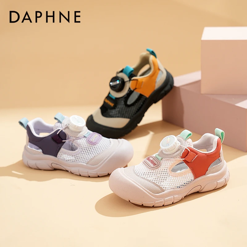 儿童凉鞋2025夏季新款男女童网面运动鞋透气软底童鞋防滑