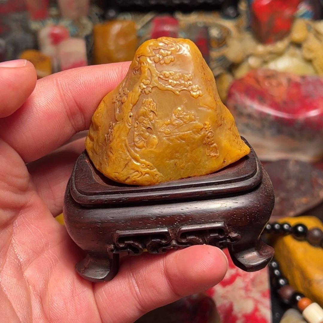 印石昌化石昌化田黄