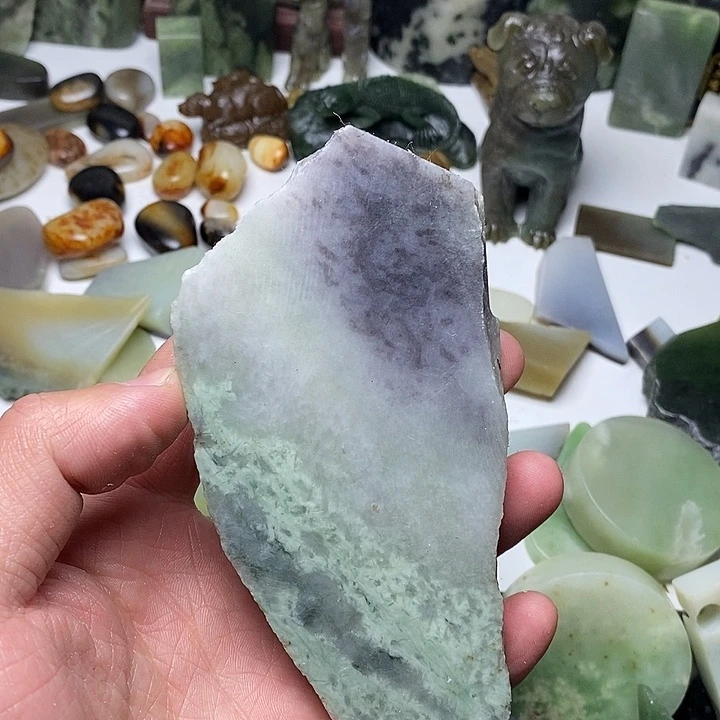 和田玉（糖玉）未镶嵌笔搁