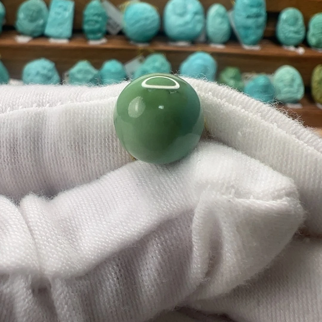 绿松石未镶嵌圆珠11mm