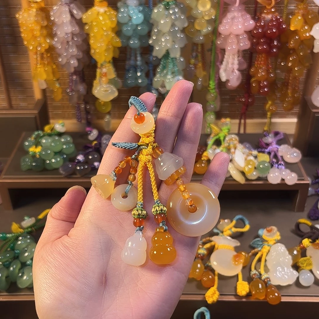 玛瑙/玉髓未镶嵌车挂