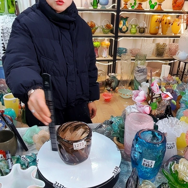 1273 家悦美居琉璃摆件