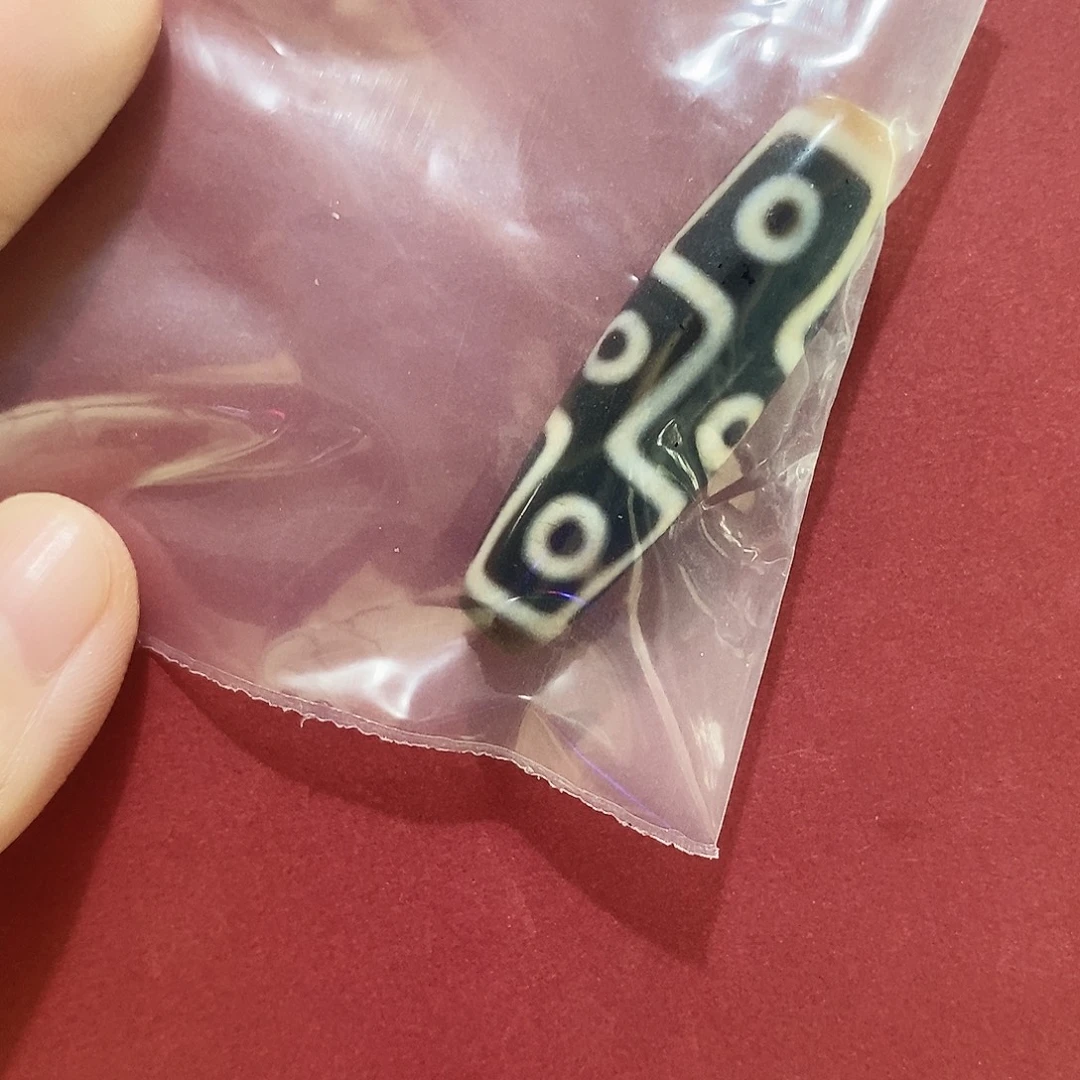 青***薄玛瑙/玉髓（覆膜）颈饰未镶嵌行运无覆膜九眼