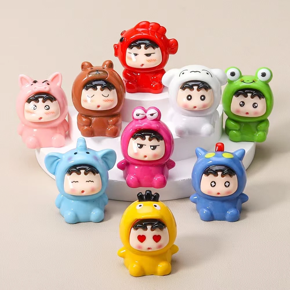 【四倍保底】卡通可爱坐姿蜡笔小新diy少女心树脂摆件