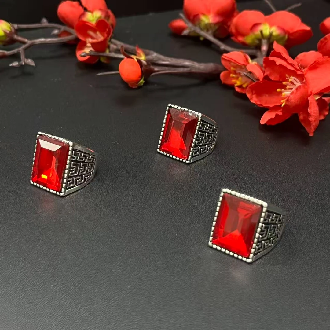 【小天总专属】XT018-DIY配件-芙蓉之心红戒指-多样性发其一