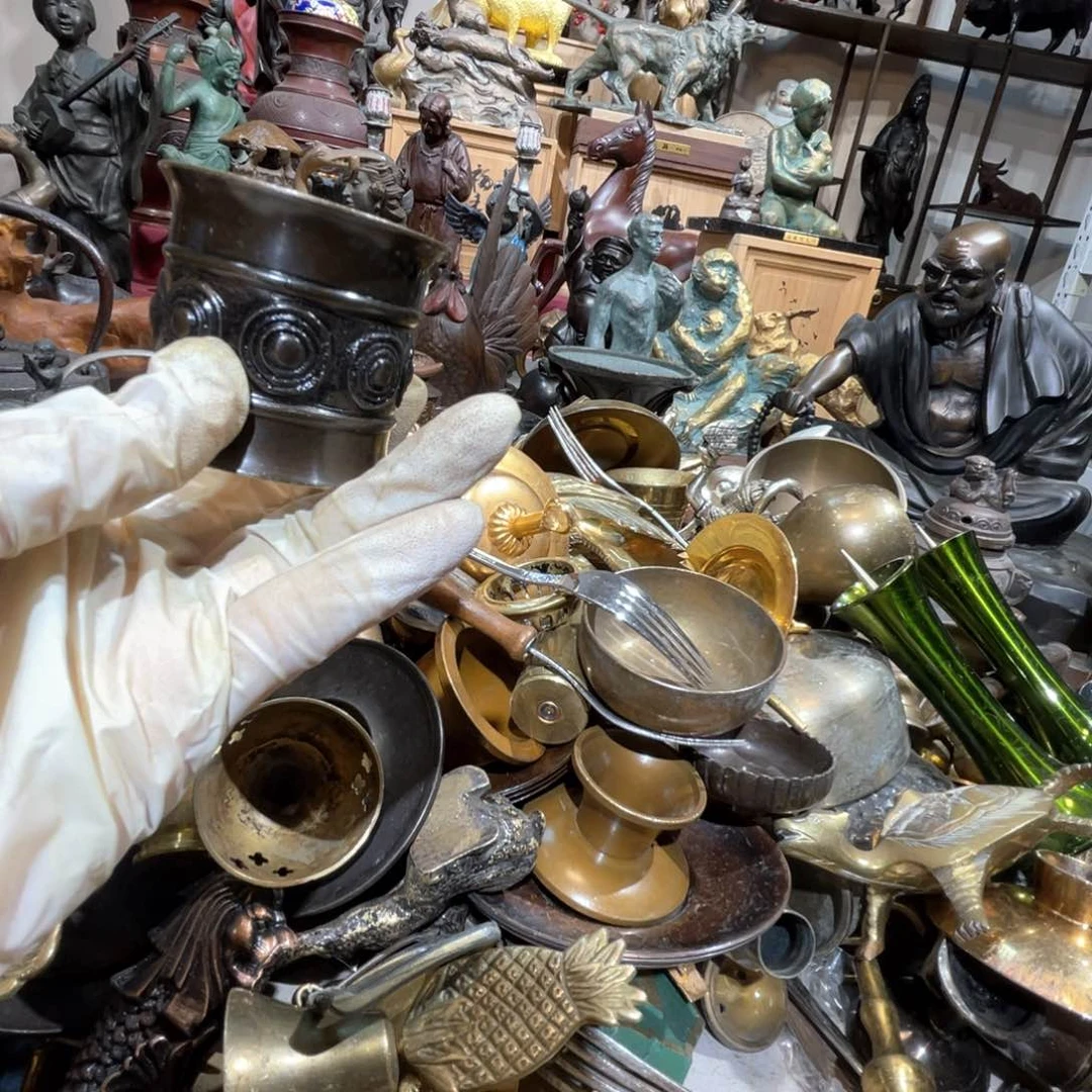 32 大阪回流铜器摆件