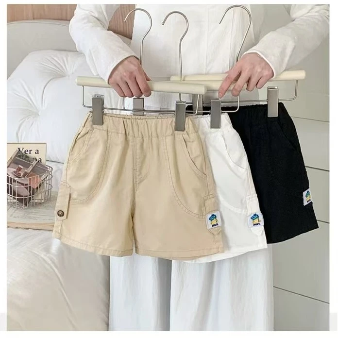 儿童短裤男童夏季2025新款韩版中小童宽松薄款休闲运动棉布五分裤