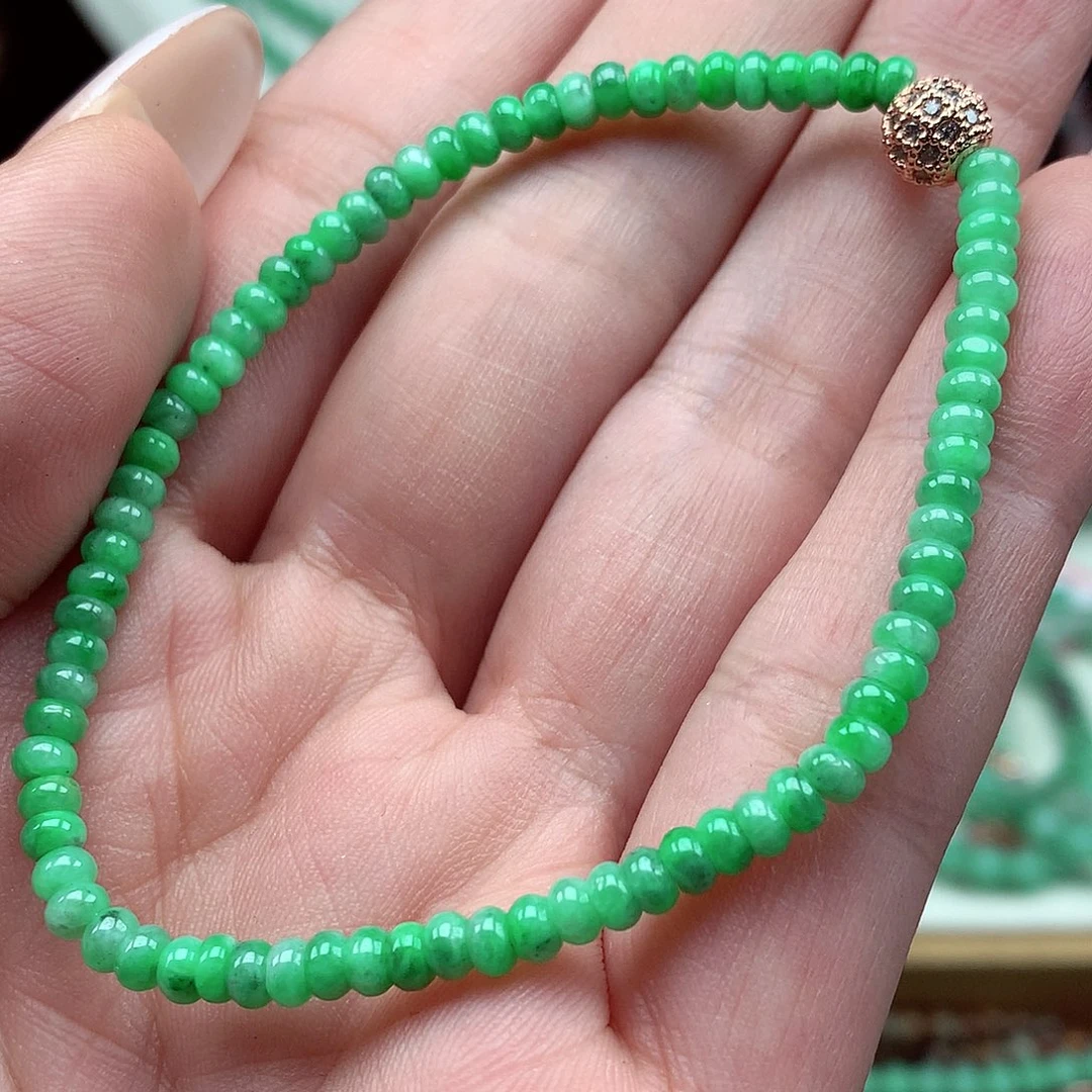 翡翠未镶嵌项链翡翠