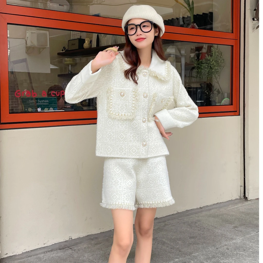 2024新款时尚潮流网红女士小香风套装-5029