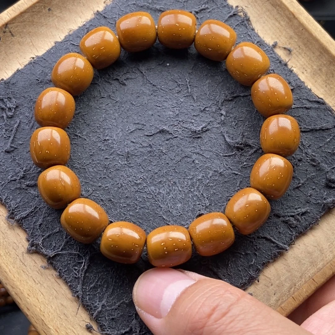 紫金鼠手串12mm天花板黄金甲