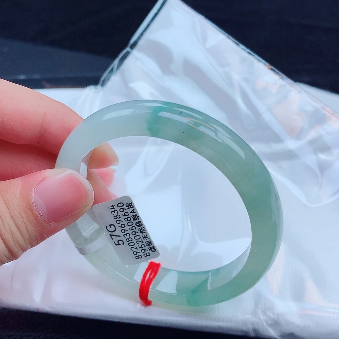 翡翠手镯未镶嵌天然缅甸翡翠A货手镯