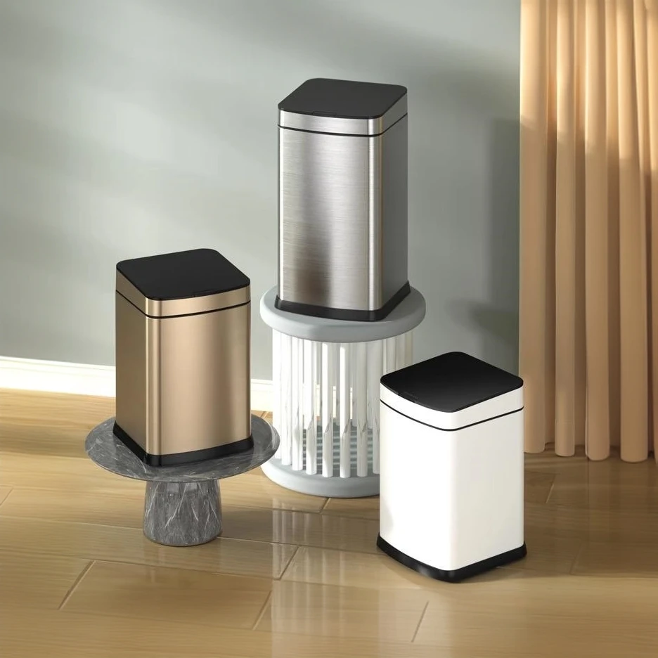 GAOK智能全自动感应垃圾桶大容量大号电动家用客厅厕所小号充电