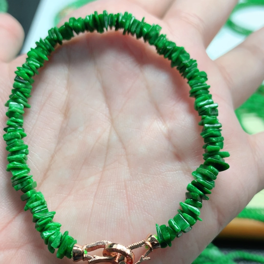 翡翠未镶嵌手链翡翠