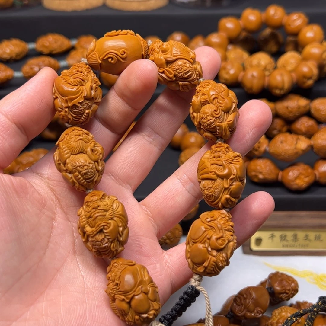 不***谁橄榄核手串/手链2.1妙女钟馗